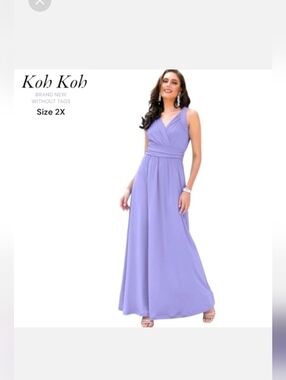 Koh Koh Plus Size Lilac Formal Dress EXCELLENT CONDITION